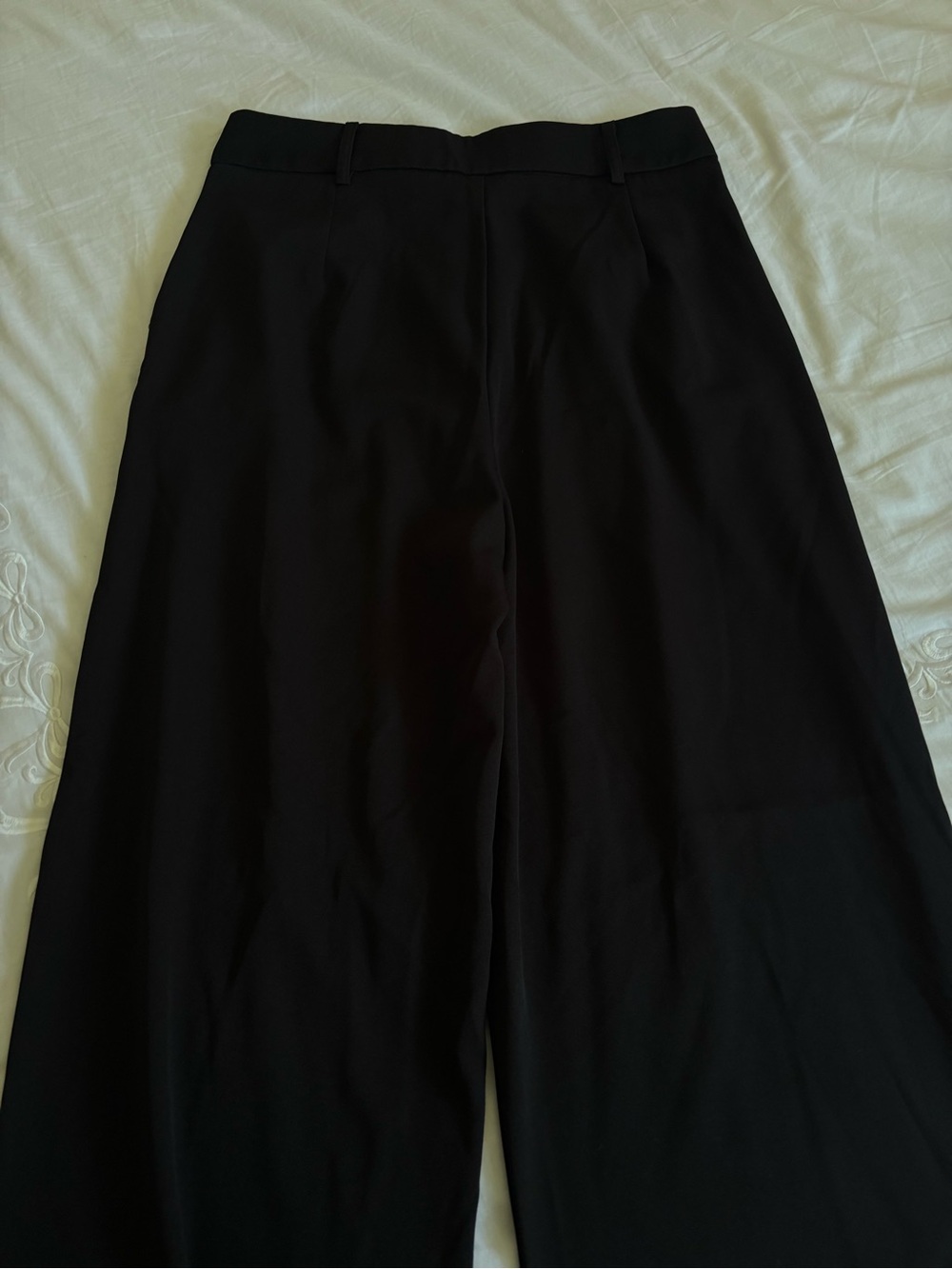 Princess Polly Black Tailored Waistband Trousers - Picture 3 of 3